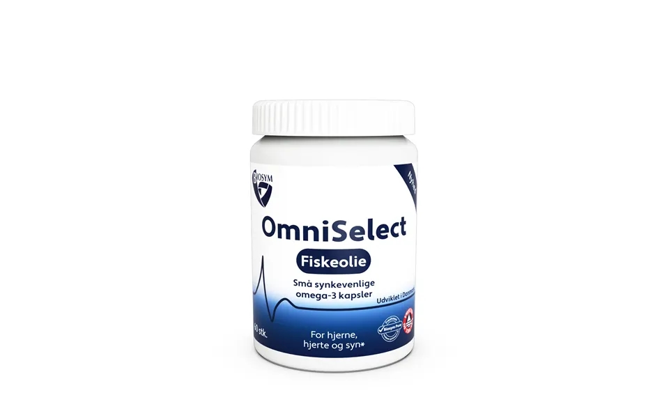 Biosym Omniselect Fiskeolie Kosttilskud 60 Stk