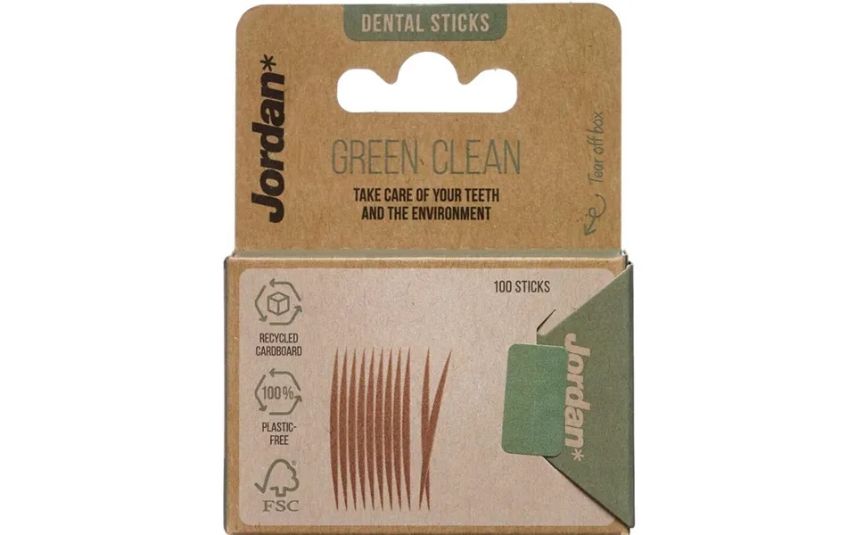 Jordan Green Clean Tandstikker 100 Stk