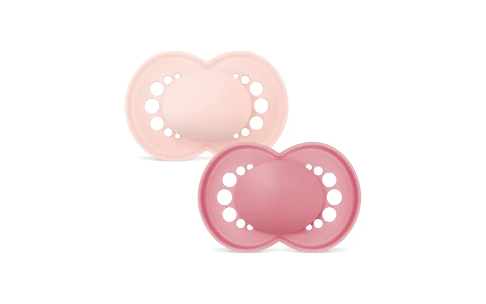 Mam Orig Silk 6-16m 2p Box V Pink Unprint 2 Stk