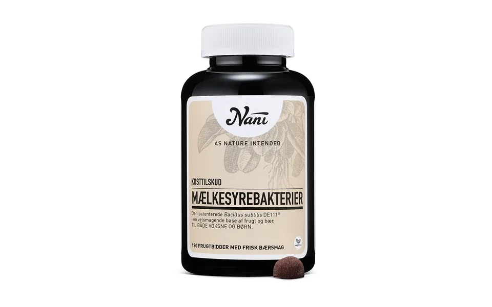 Nani Mælkesyrebakterier Kosttilskud 120 Stk