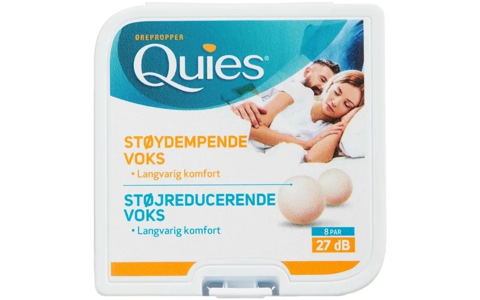 Quies Ørepropper Naturlig Voks 8 Par