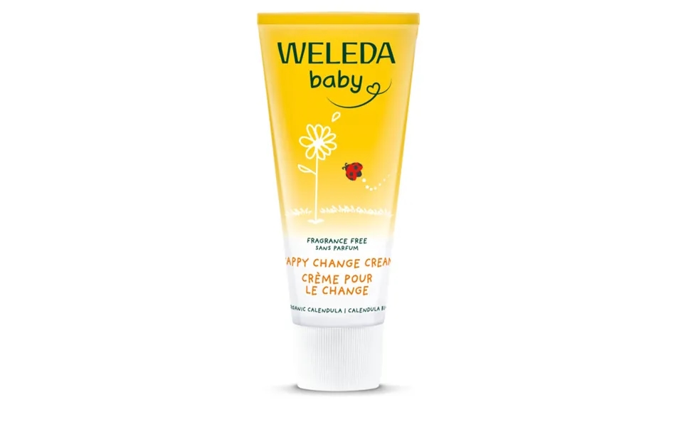 Weleda Calendula Nappy Change Cream Fragrance Free 75 Ml