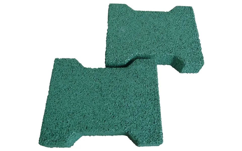 Ergofloor - Ergopave H-link Equine Gummifliser Grøn