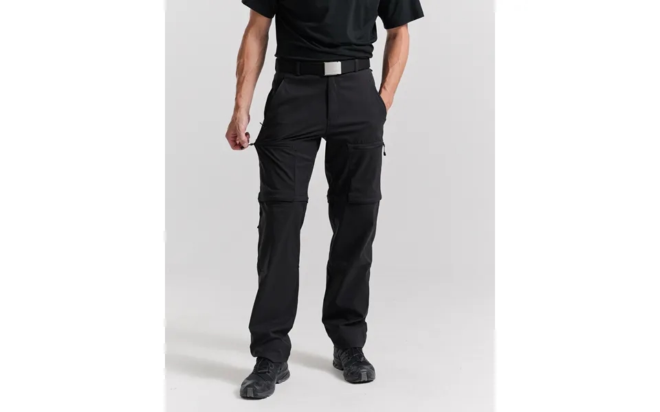 Dolomitterne Zip Off Bukser Mand - Black