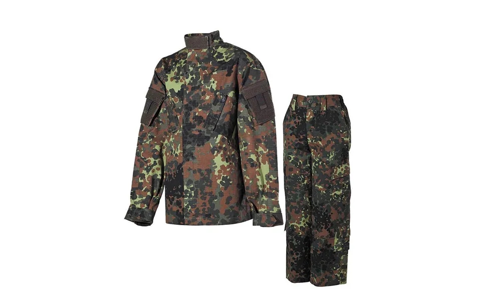 Mfh Soldat Uniform Børn Flecktarn - 110-116 Xs