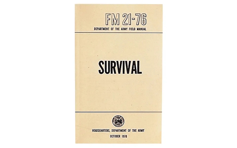 Rothco Overlevelsesmanual Til Vildmarksliv