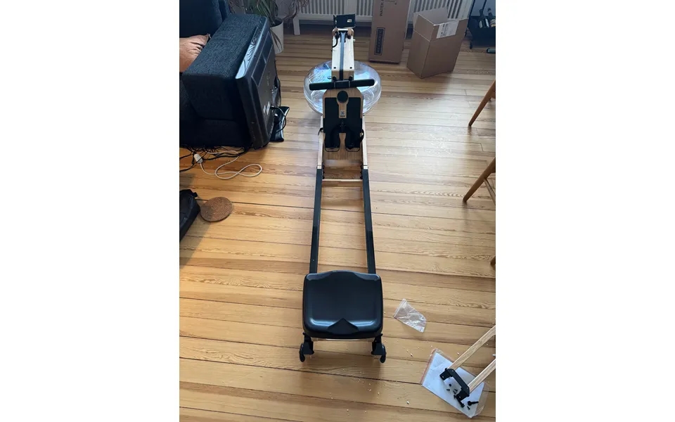 Afhent Østerbro Uden Skærm - Ascendic 6017 Foldbar Magnetisk Vandromaskine I Egetræ