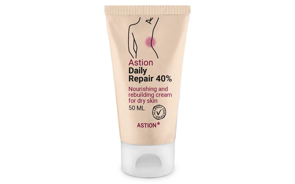 Astion Daily Fedtcreme 40 % Â Daglig Fugtpleje Ved Eksem Og Kløe - 200 Ml