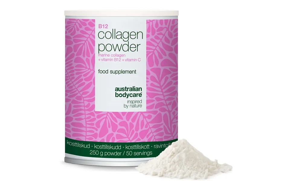 Kollagenpulver Med B12 Og C-vitamin - 250 G Marinekollagen  Kollagenpulver Til Daglig Brug I Mad Og Drikke