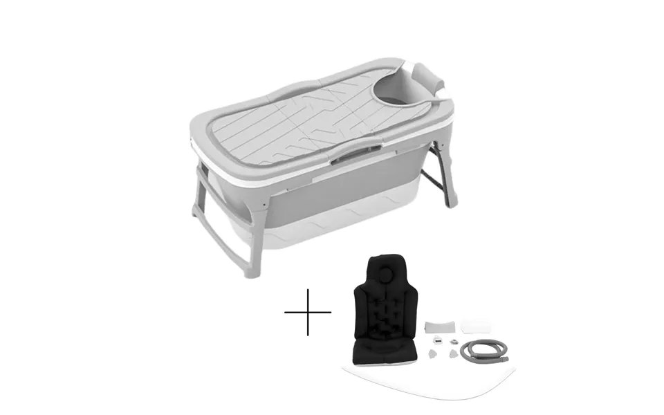 Foldebadekar Til Voksne - 118cm Grå