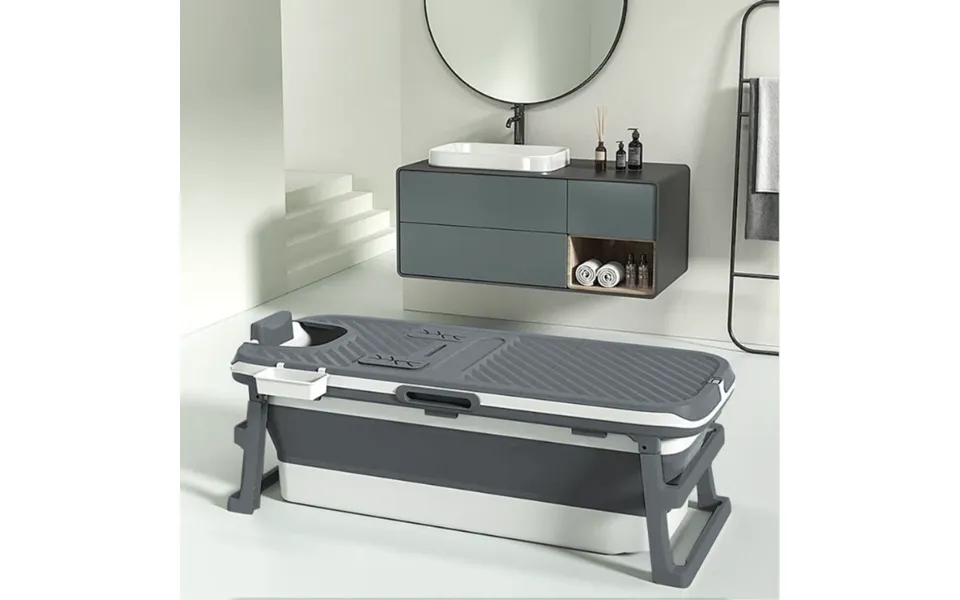 Tubfamily - Special Edition Foldebadekar Til Voksne Med Låg, Digital Termometer, 300 Cm Luksusslange, Ekstra Prop Samt O