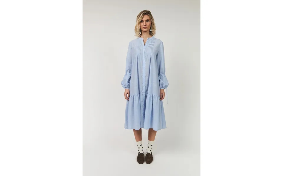 Alannall Lang Kjole - 22 Light Blue