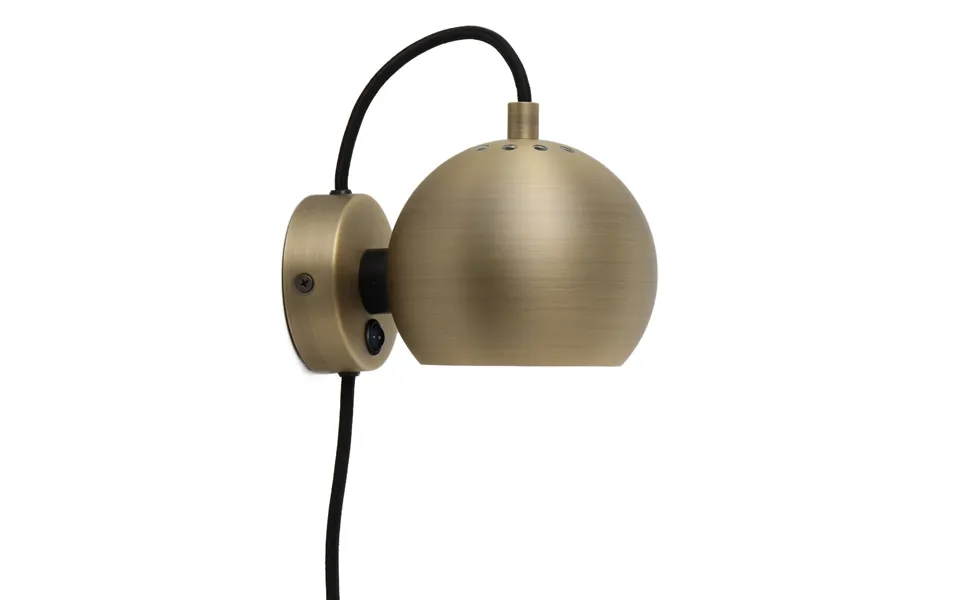 Ball Wall Væglampe - Ant Brass Matt
