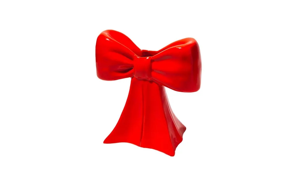 Bow Vase - Rød