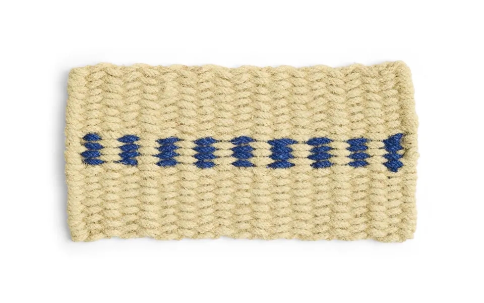 Coco Dot Dørmåtte, Hvid Blå - B40 X L80 Cm.