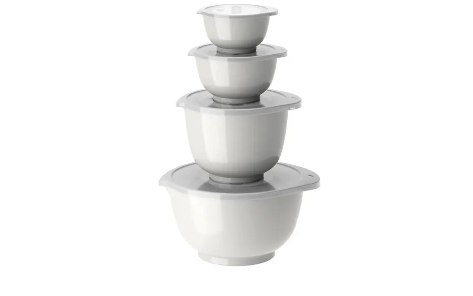 Margrethe Røreskålesæt, Hvid - 4 Stk.