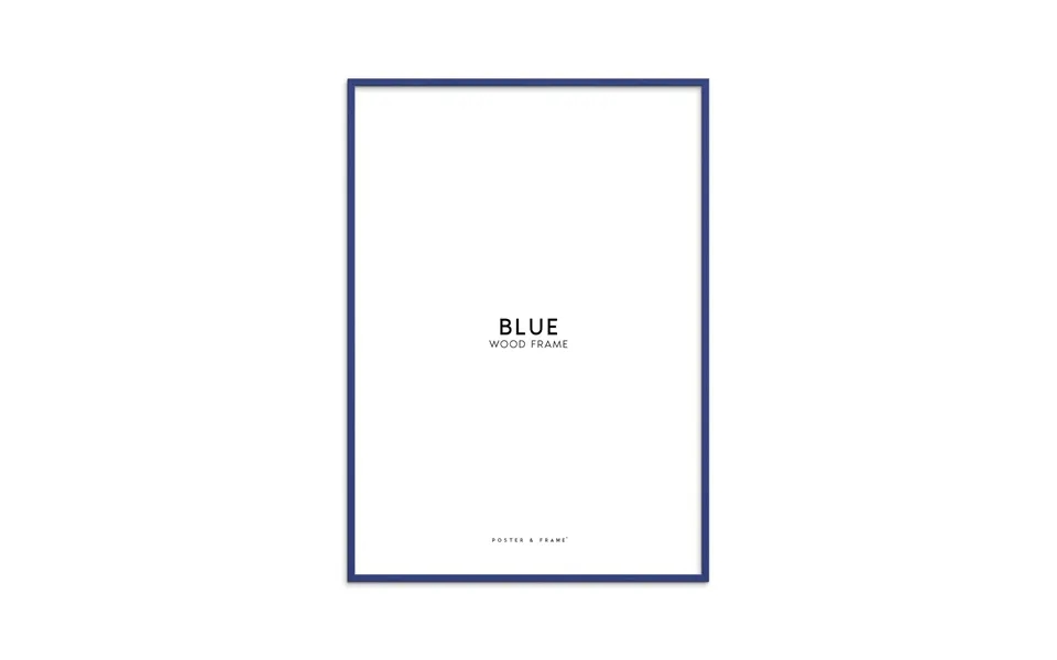 Træramme - Blå