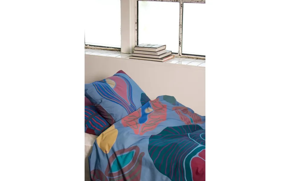 X Some Other Waves Percale Sengetøj - Lys Blå