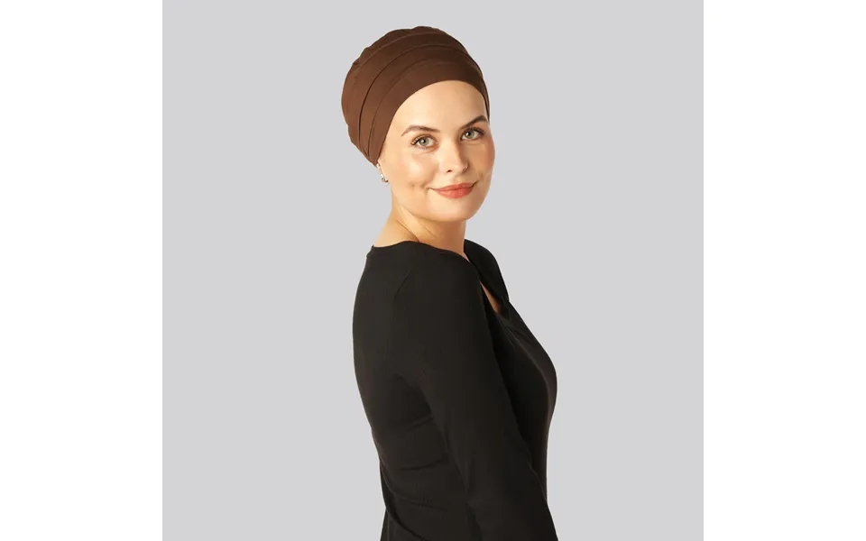 Bambus Klassisk Turban I Brun Til Damer