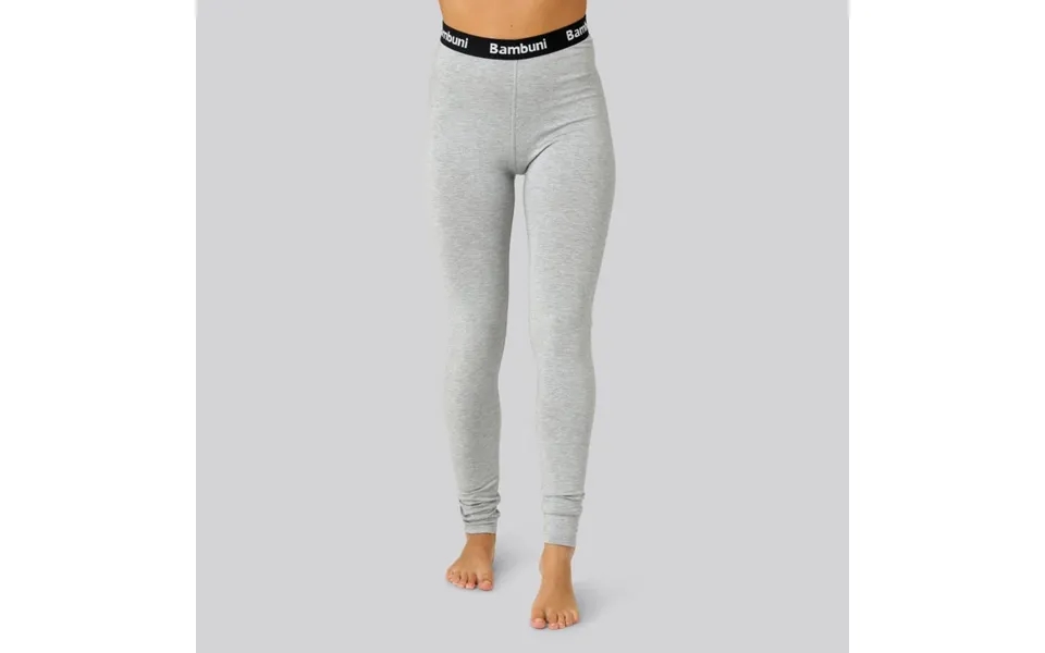Bambus Leggings I Grå Til Kvinder