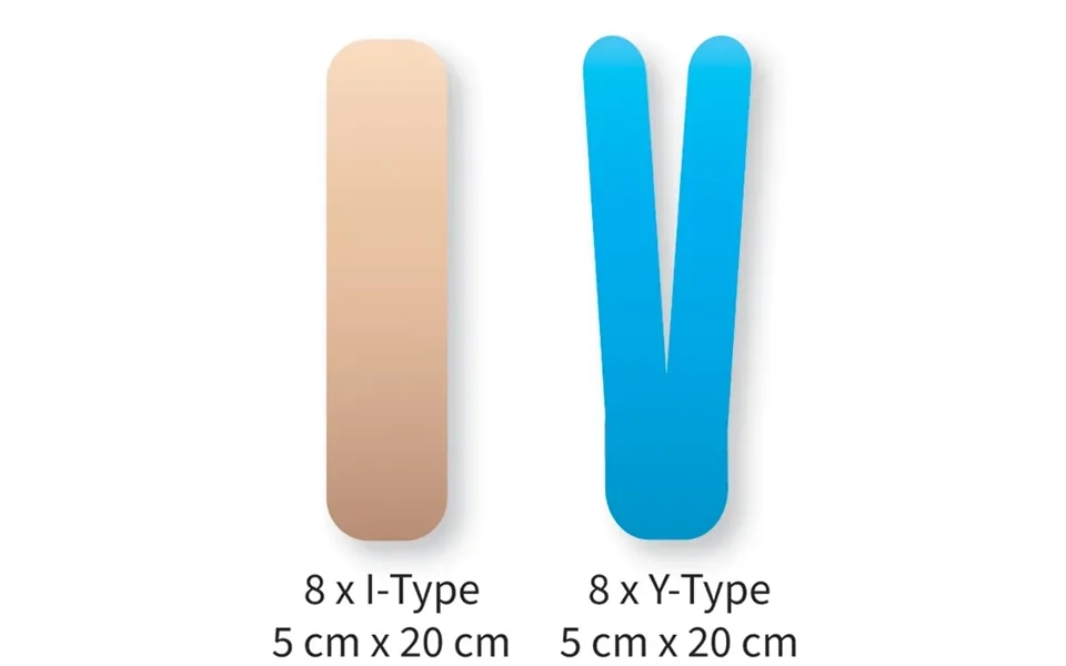 Kinesiologytape Precut - Skulder 8 Pak