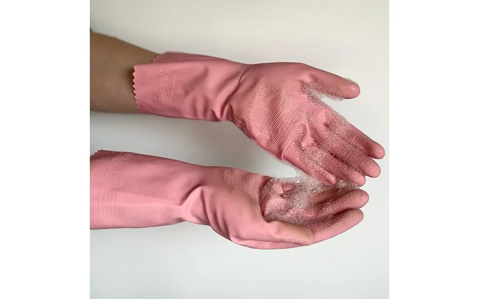 Lyserøde Rengøringshandsker