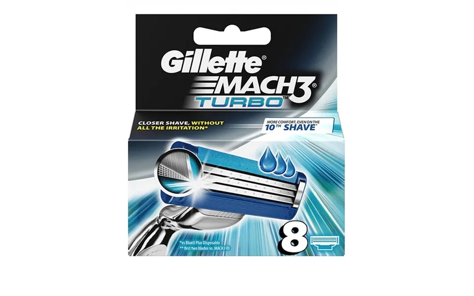 Gillette Mach3 Turbo - 8pak