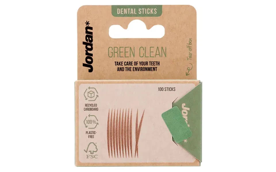 Jordan Green Clean Dental Sticks 100 Stk.