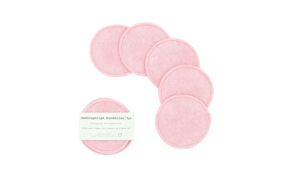 Pargaard Genbrugelige Rondeller Rosa 5 Stk.