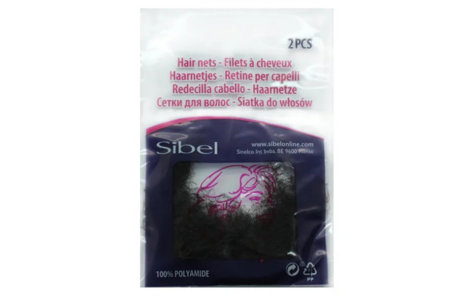 Sibel Hair Nets Dark Brown Ref. 118023345 2 Stk.