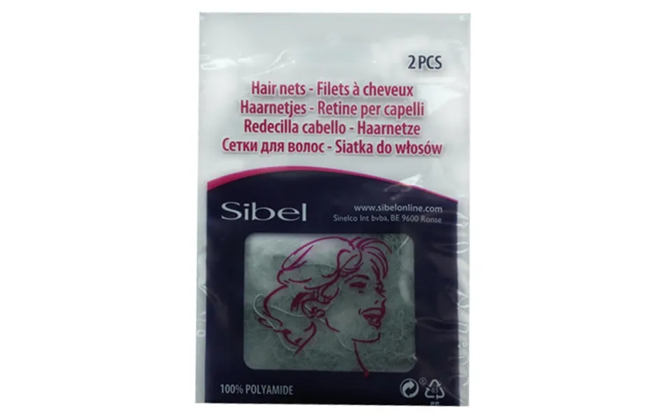 Sibel Hair Nets Grey Ref. P001903 2 Stk.