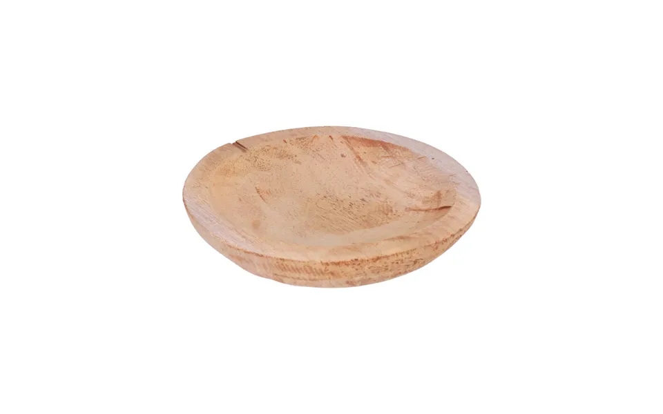Wood Bowl Round 19x4cm Teak Wood