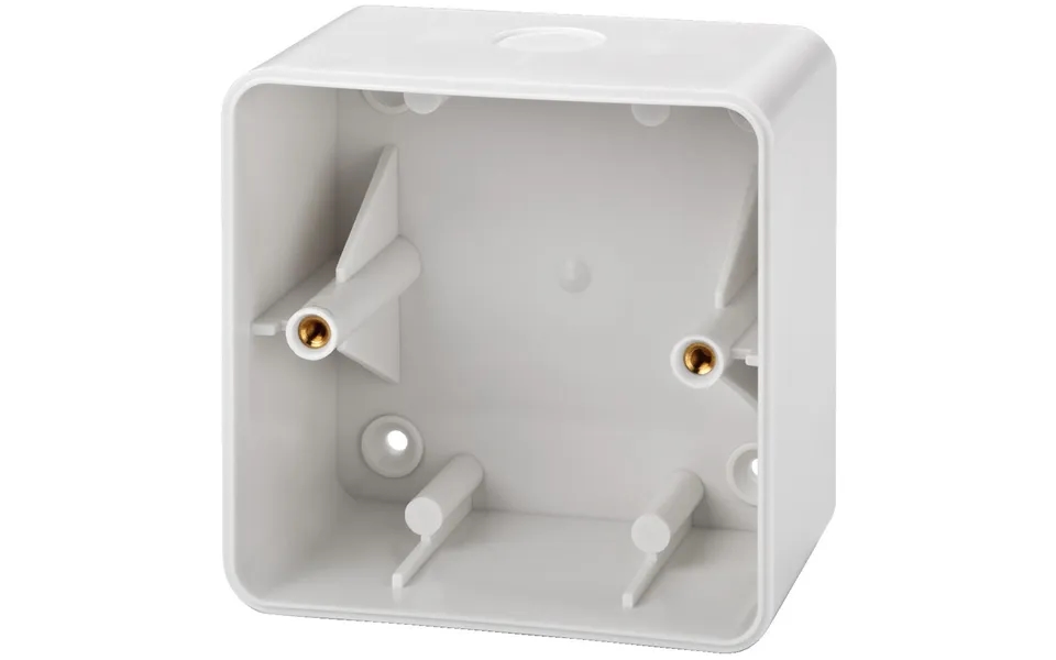 Att-200 Hvid Volumekontrolhus - Vgmonteret, 2-huls Fastgrelse