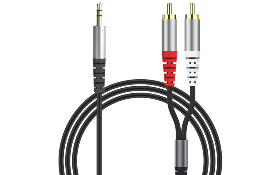 Minijack-phono Kabel Mp-03 1 M - Hi-fi Kvalitet Med Forgyldte Stik