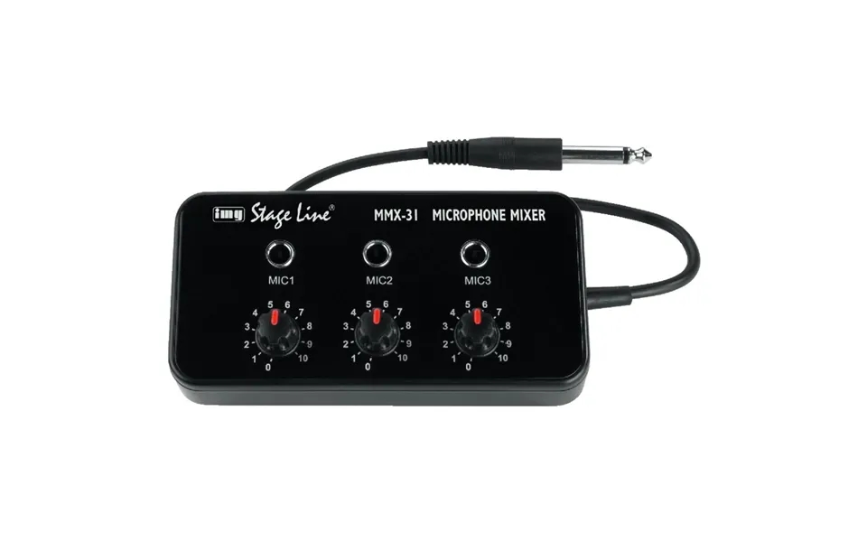 Mmx-31 Mikrofonmixer Passiv - 3 Jack Indgange