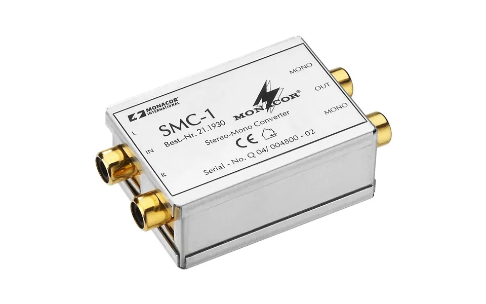 Smc-1 Stereo-mono Konverter Perfekt Til Rca Input 4,7k Impedans