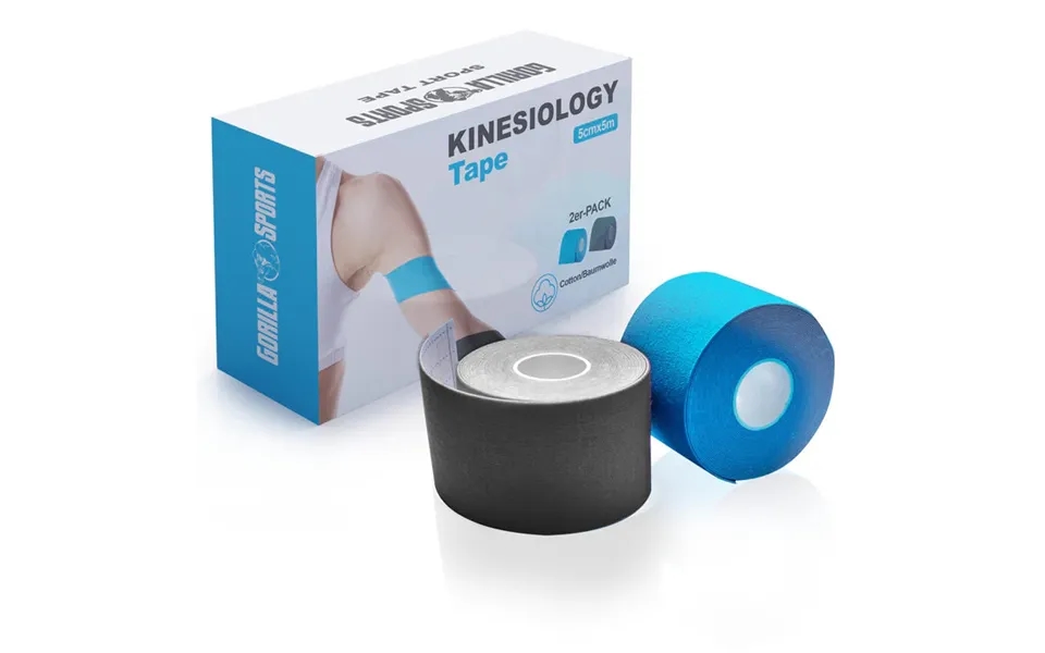 Kinesiologi Tape Sæt Med To Ruller