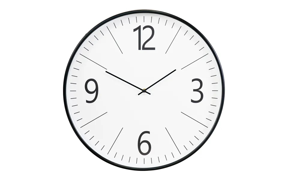 Biel Vægur - Vægur, Sort Og Hvid, Lydløs Ø51 Cm