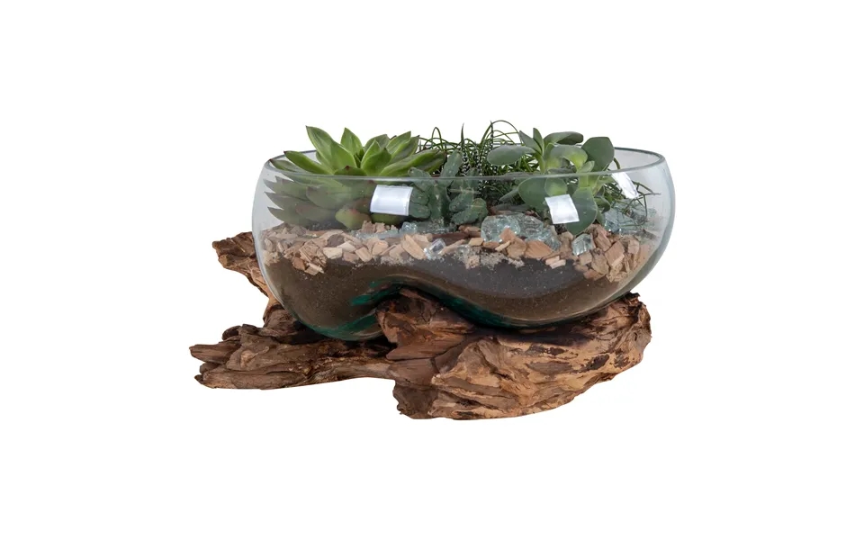 San Marino Waterdrop - Waterdrop, Teak Glas, Natur H 20 Cm