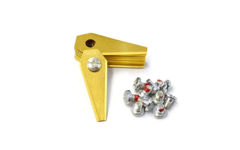 9 Stk Titanium Knive Til Bosch Indego Robotplæneklipper