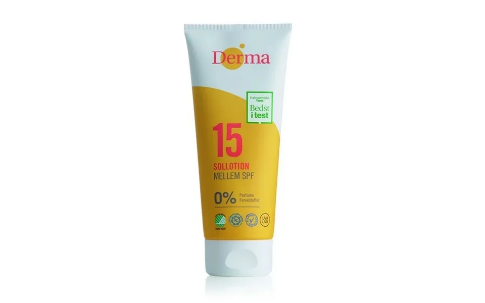 Derma - Sollotion Mellem Spf 15