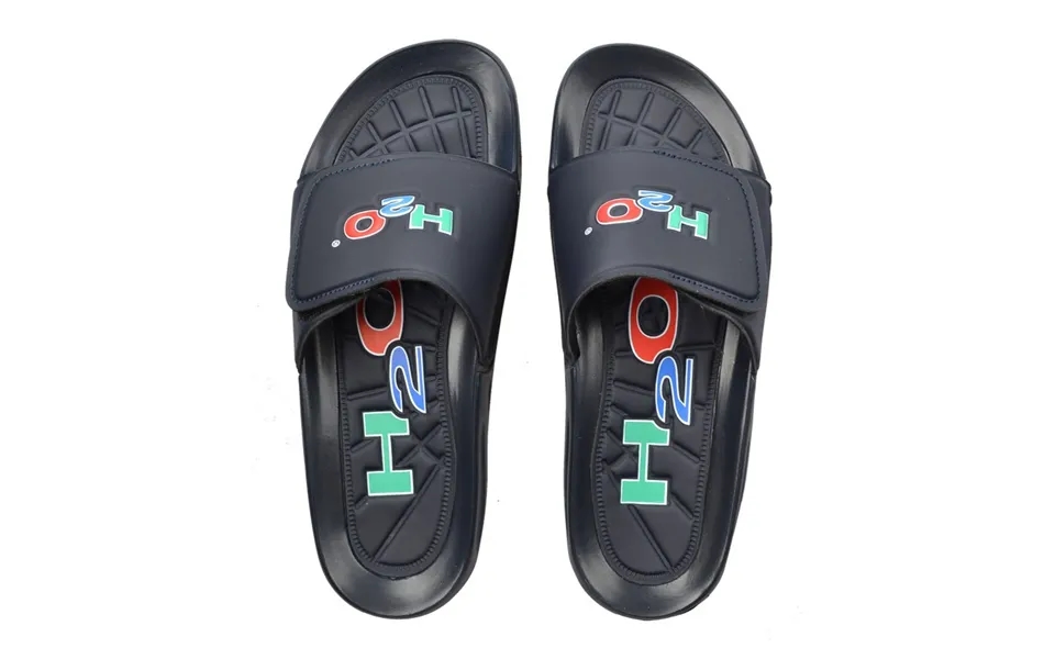 H2o Badesandaler Justerbar Navy