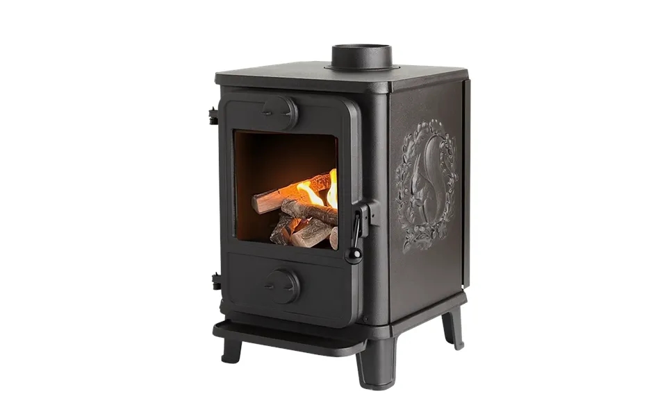 Morsø 1010 - Biopejs Brændeovn Med Egern, 100 Mm Ben