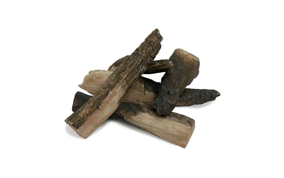 Realistiske Keramiske Dekorationsbrænde - 5-pak