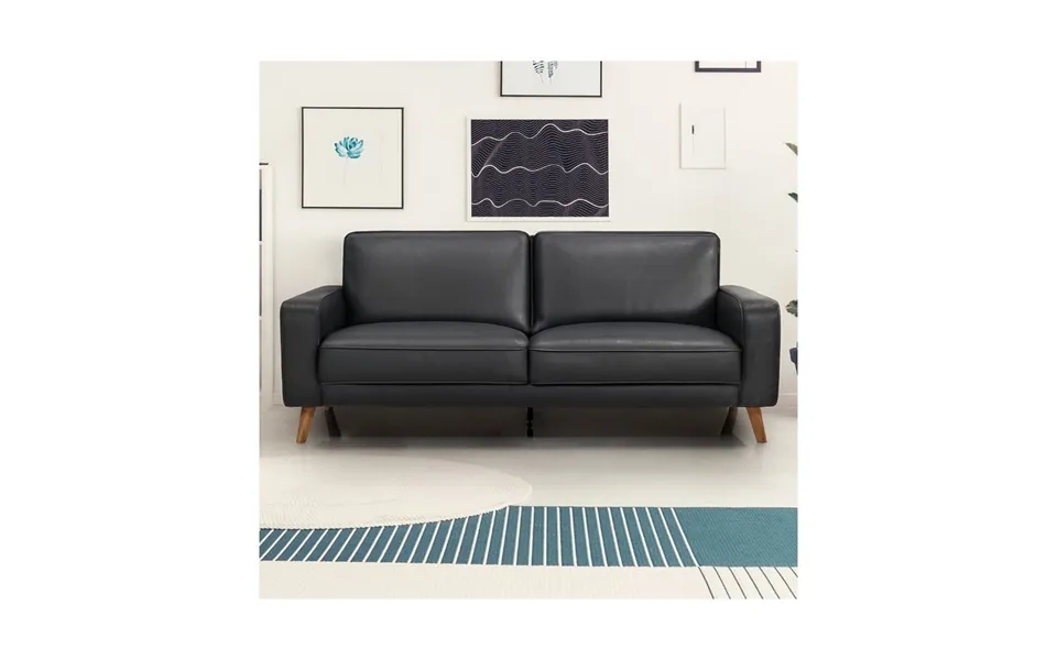 Hjort Knudsen Hvidovre 2 Personers Lædersofa