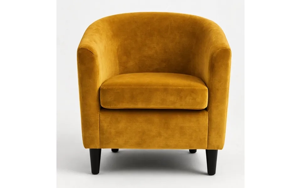 Hjort Knudsen Liva Clubstol Sennepsgul Velour