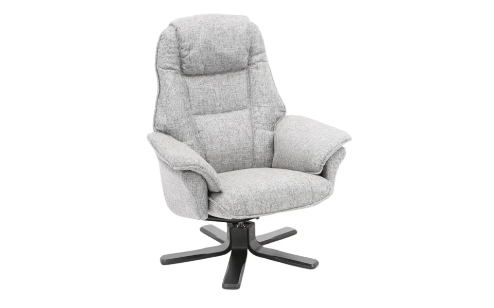 Næsby Drejestol Lysegrå Stof