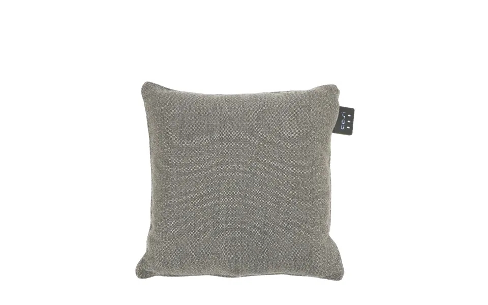 Cosi Fires Cosipillow Knitted Varmepude, M. Genopladeligt Batteri, Kvadratisk - Grå Stof 50x50