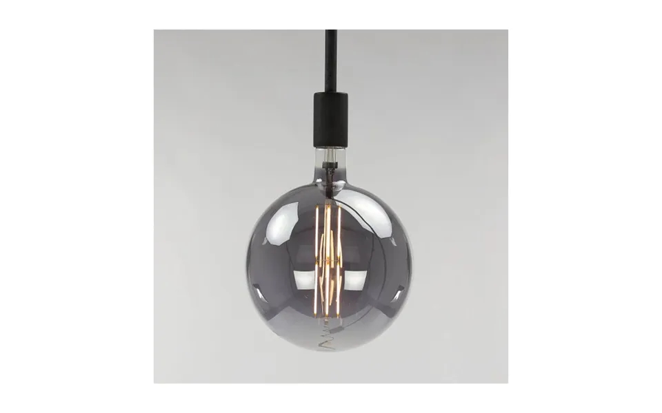 Furbo Rund Led Pære - Grå Glas