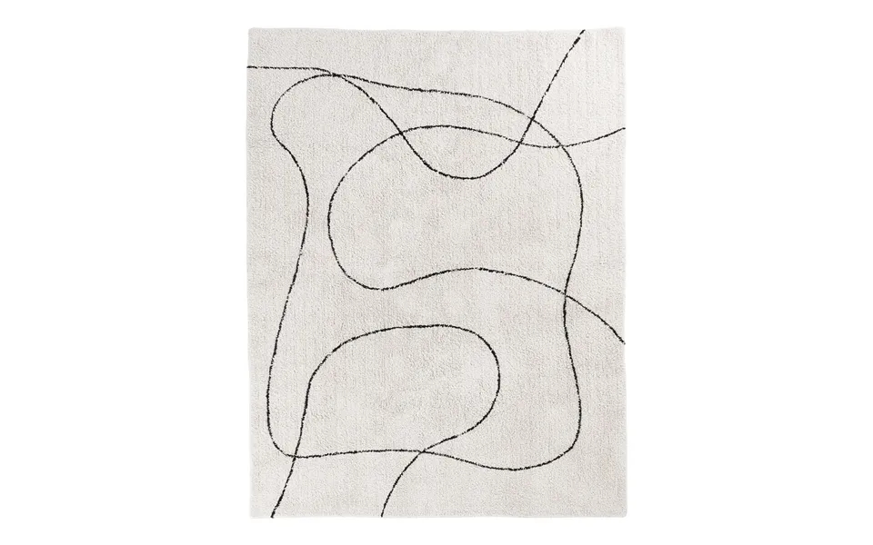 House Nordic Tampa Gulvtæppe, Rektangulær - Natur Bomuld Med Print 300x200